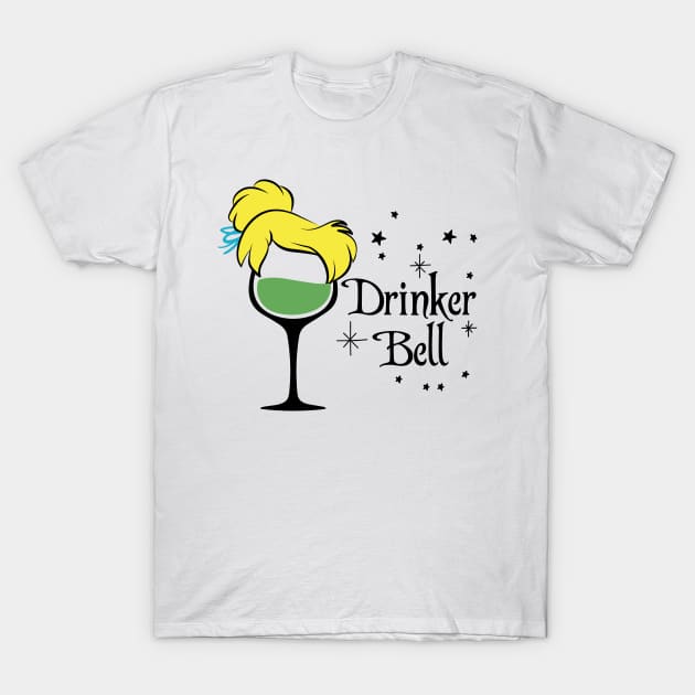 Drinker Bell T-Shirt by DizDreams with Travel Agent Robyn